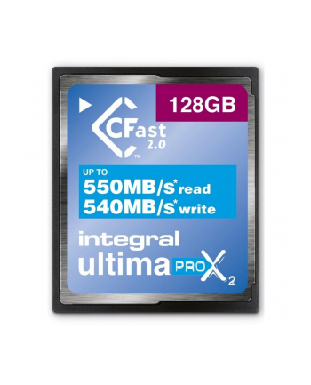 integral memory plc INTEGRAL INCFA128G-550/540 Integral 128GB UltimaPro X2 CFast 2.0