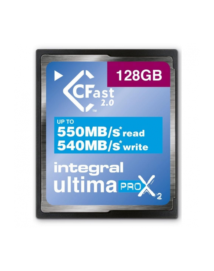 integral memory plc INTEGRAL INCFA128G-550/540 Integral 128GB UltimaPro X2 CFast 2.0 główny