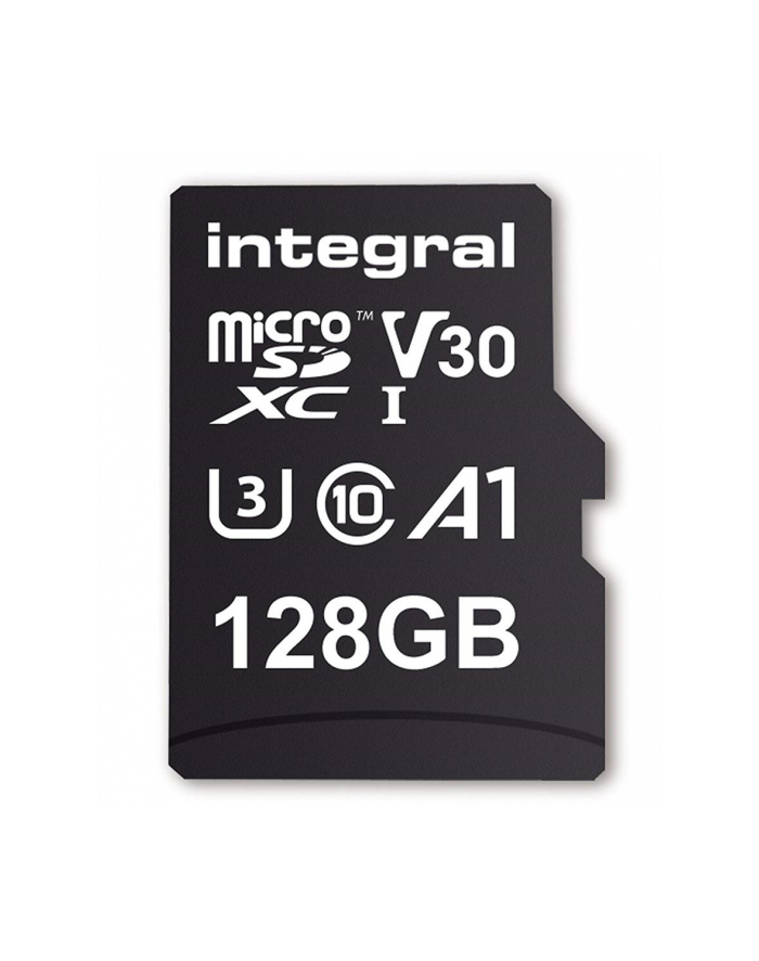 integral memory plc INTEGRAL INMSDX128G-100/90V30 Integral 128GB MICRO SDXC 90V30, R:100MB/s W:90MB/s U3 V30 + ADAPTER główny