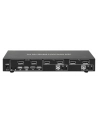 TECHLY 101928 Techly 2-portowy przełącznik KVM DisplayPort/USB 2x1 z podwójnym wideo i audio - nr 1