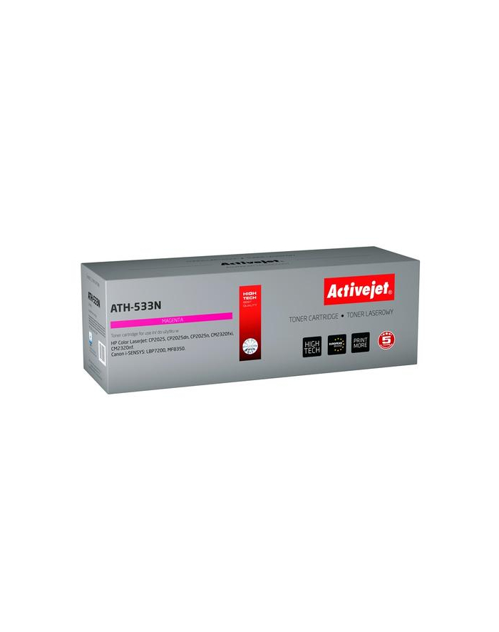 ACTION EXPACJTHP0094 Toner ActiveJet ATH-533N | Magenta | 2800 pgs. | HP HP CC533A (304A), Canon CRG- główny