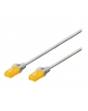 DIGITUS DK-1512-005/WH DIGITUS Kabel patch cord UTP, CAT.5E, biały, 0.5m, 15 LGW - nr 17