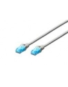 DIGITUS DK-1512-005/WH DIGITUS Kabel patch cord UTP, CAT.5E, biały, 0.5m, 15 LGW - nr 2