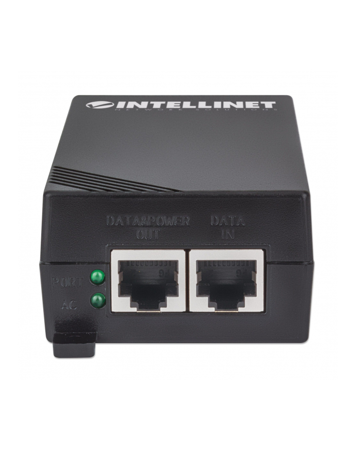 intellinet network solutions INTELLINET 561518 Intellinet Adapter zasilacz PoE+ IEEE 802.3af 1 port RJ45 Gigabit 30W główny