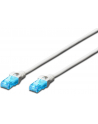 DIGITUS DK-1512-0025/WH DIGITUS Kabel patch cord UTP, CAT.5E, biały , 0.25m, 15 LGW - nr 8