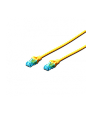 DIGITUS DK-1512-070/Y Kabel Digitus patch cord UTP, CAT.5E, żółty, 7.0 m, 15 LGW