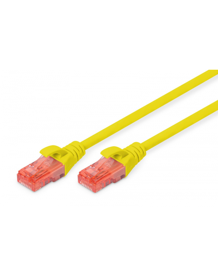 DIGITUS DK-1612-050/Y Kabel Digitus patch cord UTP, CAT.6, żółty, 5,0m, 15 LGW główny