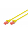 DIGITUS DK-1612-050/Y Kabel Digitus patch cord UTP, CAT.6, żółty, 5,0m, 15 LGW - nr 13