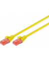 DIGITUS DK-1612-050/Y Kabel Digitus patch cord UTP, CAT.6, żółty, 5,0m, 15 LGW - nr 16