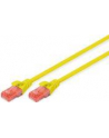DIGITUS DK-1612-050/Y Kabel Digitus patch cord UTP, CAT.6, żółty, 5,0m, 15 LGW - nr 17