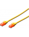 DIGITUS DK-1612-050/Y Kabel Digitus patch cord UTP, CAT.6, żółty, 5,0m, 15 LGW - nr 3