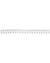 GBC 4BG178 GBC Grzbiety drutowe MultiBind 21zw. 8mm - 100 szt. Srebrne - nr 8