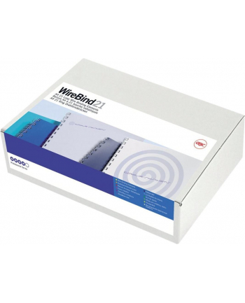 GBC 4BG392 GBC Grzbiety drutowe Multibind 21zw. 10mm - 100 szt. srebrne