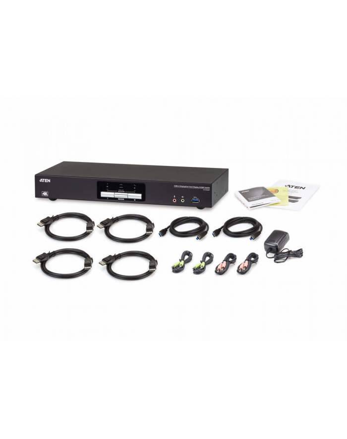 ATEN CS1942DP-AT-G ATEN CS1942DP 2 Port USB 3.0 4K DisplayPort Dual Display KVMP Switch główny