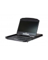 ATEN CL3108NX-ATA-AG ATEN 8-Port Short Depth PS/2-USB VGA Single Rail WideScreen LCD KVM Switch 18,5 - nr 2