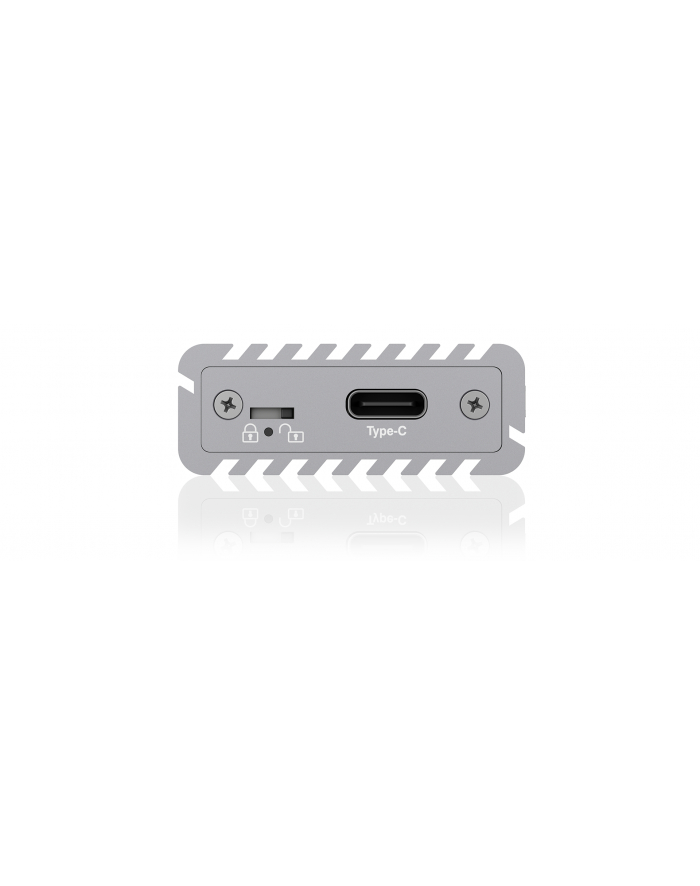 icy box ICYBOX IB-1817Ma-C31 IcyBox Obudowa Zewnętrzna na dysk M.2 NVMe SSD, USB 3.1 Type-C, Srebrna główny