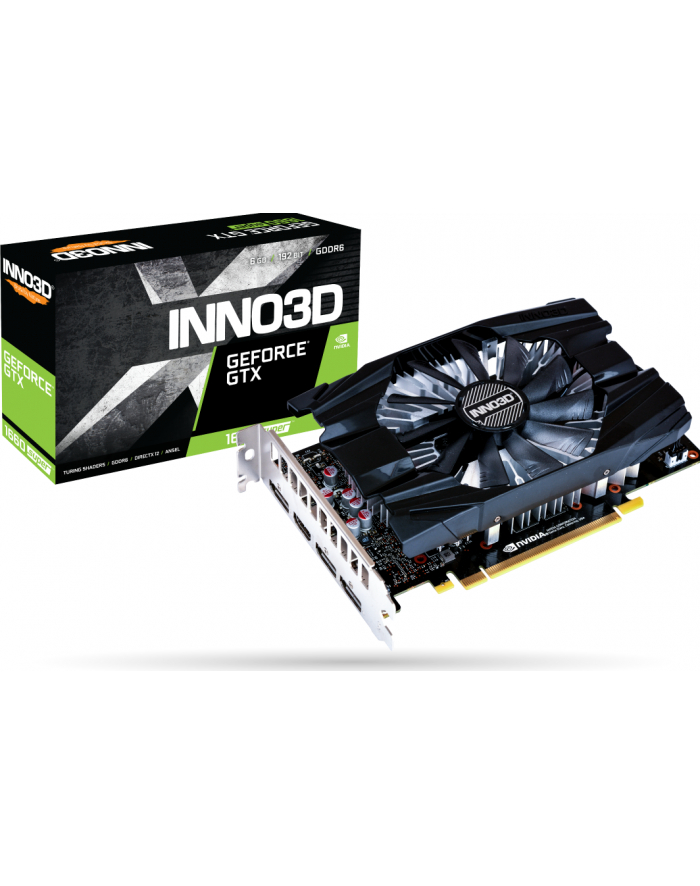 INNO3D N166S1-06D6-1712VA29 INNO3D GeForce GTX 1660 Super COMPACT, 6GB GDDR6, HDMI, 3xDP główny