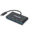 MANHATTAN 162746 Manhattan 4-Portowy hub USB-A 3.0 (4x USB-A) na SuperSpeed USB-C 3.1 Gen1 - nr 14