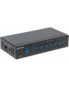 MANHATTAN 164405 Manhattan 7-Portowy przemysłowy hub SuperSpeed USB 3.0 7x USB-A metalowy czarny - nr 31