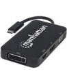 MANHATTAN 152600 Manhattan USB-C 3.1 multiport adapter AV -> HDMI/DP/VGA/DVI - nr 10