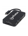 MANHATTAN 152600 Manhattan USB-C 3.1 multiport adapter AV -> HDMI/DP/VGA/DVI - nr 18