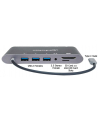 MANHATTAN 152808 Manhattan USB-C 3.1 multiport adapter -> HDMI/MiniDP/VGA/3x USB-A/USB-C PD/RJ45 - nr 10
