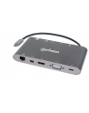 MANHATTAN 152808 Manhattan USB-C 3.1 multiport adapter -> HDMI/MiniDP/VGA/3x USB-A/USB-C PD/RJ45 - nr 27