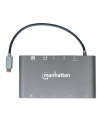 MANHATTAN 152808 Manhattan USB-C 3.1 multiport adapter -> HDMI/MiniDP/VGA/3x USB-A/USB-C PD/RJ45 - nr 31
