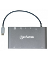 MANHATTAN 152808 Manhattan USB-C 3.1 multiport adapter -> HDMI/MiniDP/VGA/3x USB-A/USB-C PD/RJ45 - nr 3