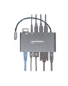 MANHATTAN 152808 Manhattan USB-C 3.1 multiport adapter -> HDMI/MiniDP/VGA/3x USB-A/USB-C PD/RJ45 - nr 49