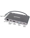 MANHATTAN 152808 Manhattan USB-C 3.1 multiport adapter -> HDMI/MiniDP/VGA/3x USB-A/USB-C PD/RJ45 - nr 6