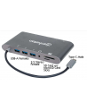 MANHATTAN 152808 Manhattan USB-C 3.1 multiport adapter -> HDMI/MiniDP/VGA/3x USB-A/USB-C PD/RJ45 - nr 8