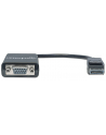 MANHATTAN 151962 Manhattan Konwerter adapter DisplayPort DP na VGA M/F 15cm aktywny czarny - nr 11