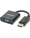 MANHATTAN 151962 Manhattan Konwerter adapter DisplayPort DP na VGA M/F 15cm aktywny czarny - nr 30