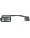 MANHATTAN 151962 Manhattan Konwerter adapter DisplayPort DP na VGA M/F 15cm aktywny czarny - nr 3