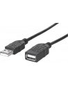 MANHATTAN 308519 Manhattan Przedłużacz kabel USB 2.0 USB A/USB A M/F 1m czarny - nr 10