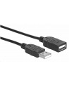 MANHATTAN 308519 Manhattan Przedłużacz kabel USB 2.0 USB A/USB A M/F 1m czarny - nr 12