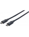 MANHATTAN 354899 Manhattan Kabel USB-C 3.1 Gen2, USB C/USB C M/M 50cm czarny - nr 17