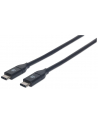 MANHATTAN 354899 Manhattan Kabel USB-C 3.1 Gen2, USB C/USB C M/M 50cm czarny - nr 4