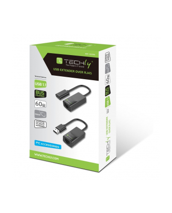TECHLY 103199 Techly Przedłużacz extender USB po kablu sieciowym RJ45 do 60m nr 2