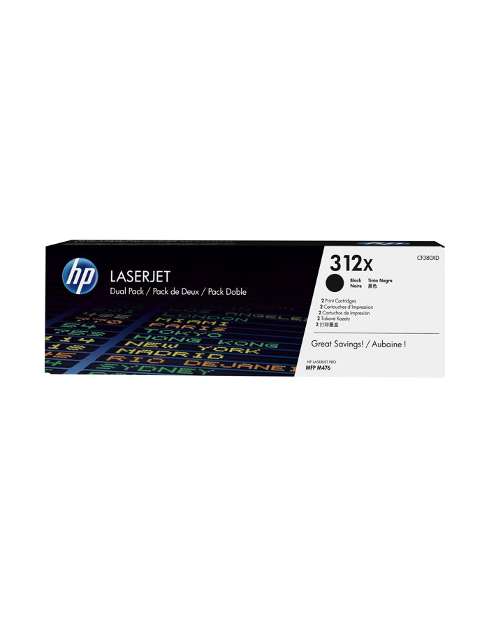 hoover HP CF380XD Toner HP 312X black 2-pack  2x4400str   MFP M476 series główny