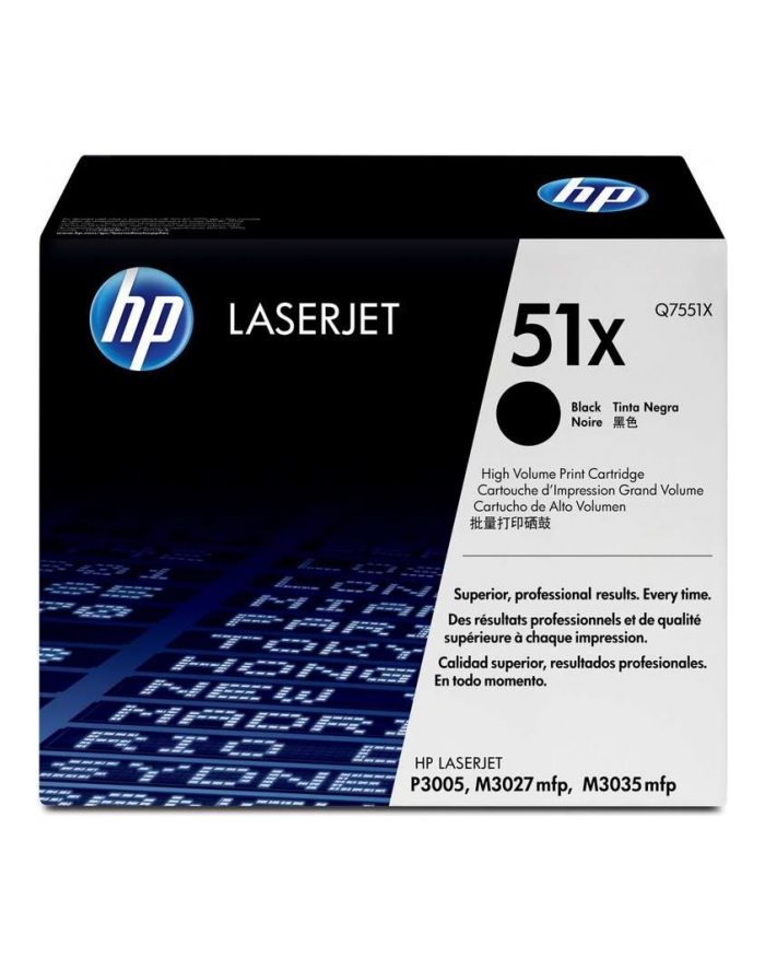 hoover HP Q7551X Toner HP 51X black   13000str   LJP3005 / M3035MFP / M3027MFP główny