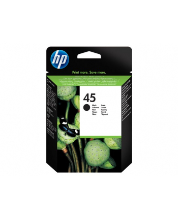 hoover HP 51645AE Głowica drukująca HP 45 black   42ml   dj880 / 890 / 895 / 930 / 950 / 959 / 110