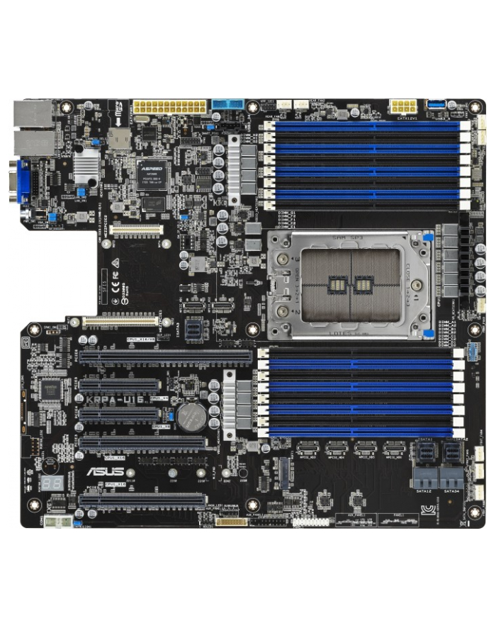 ASUS 90SB0760-M0UAY0 ASUS Server KRPA-U16(+ASMB9-iKVM), AMD EPYC, 16 DIMM, M.2, NVMe, 6 PCIe główny