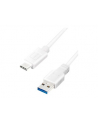 LOGILINK CU0173 LOGILINK - Kabel USB 3.2 Gen1x1, męski USB-A na męski USB-C, biały, 0,5 m - nr 7