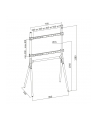 LOGILINK BP0078 LOGILINK - Stojak pod telewizor z nogami z drewna orzechowego, 49-70 - nr 20