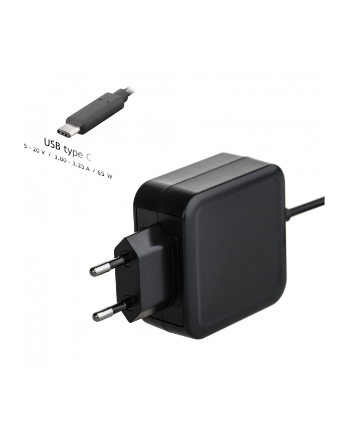 AKY AK-ND-70 Akyga zasilacz do laptopa AK-ND-70 20V / 3.25A 65W USB type C 1.2m główny