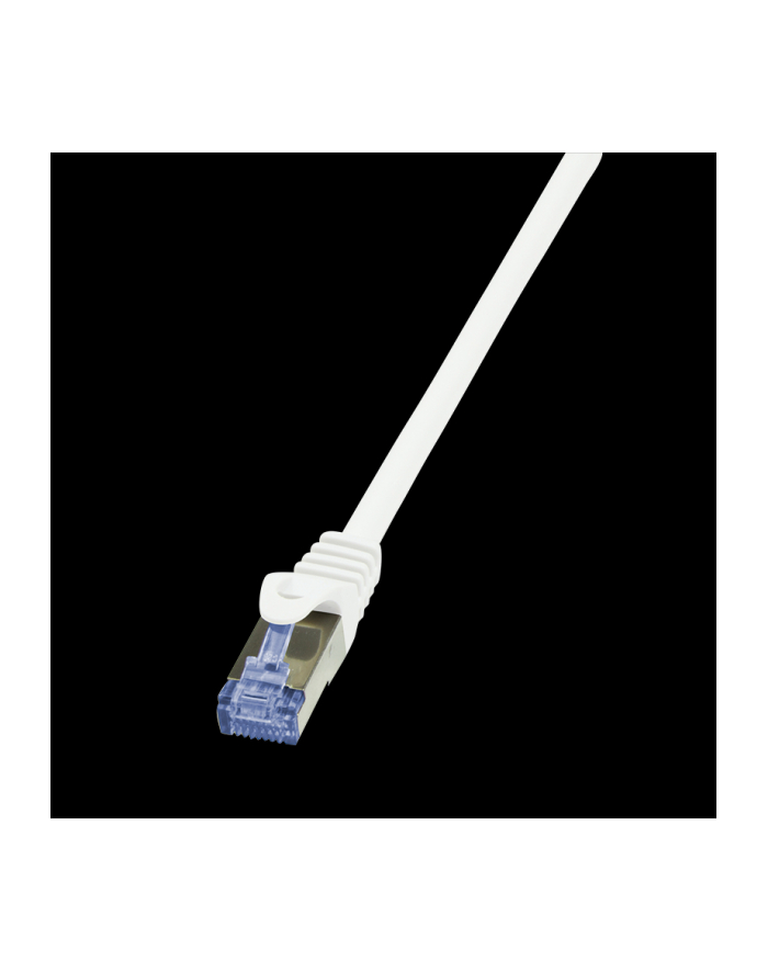 LOGILINK CQ4011S LOGILINK - Patchcord kat.6A/7, 600MHz S/FTP PIMF PrimeLine biały 0,25m główny