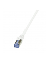 LOGILINK CQ4011S LOGILINK - Patchcord kat.6A/7, 600MHz S/FTP PIMF PrimeLine biały 0,25m - nr 6