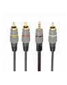 GEMBIRD CCAP-4P3R-1.5M Gembird kabel audio JACK 3,5mm (4-pin) M / 3x RCA (CINCH) M, 1.5M, czarny - nr 1